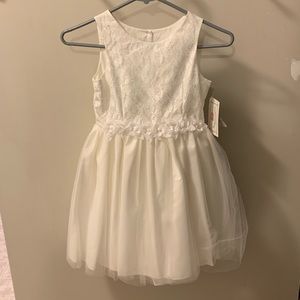 NEW! Marlellata White Kids Dress size 7